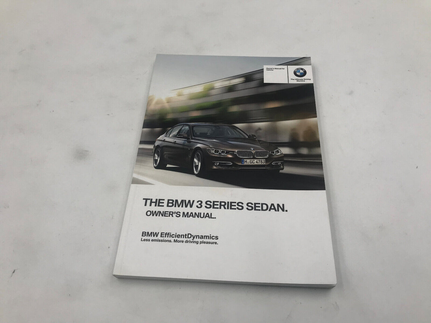 2013 BMW 3 Series Owners Manual Set with Case OEM B02B59007