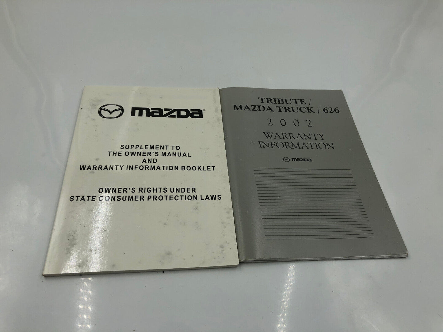 2002 Mazda 626 Owners Manual Set with Case OEM A03B62004