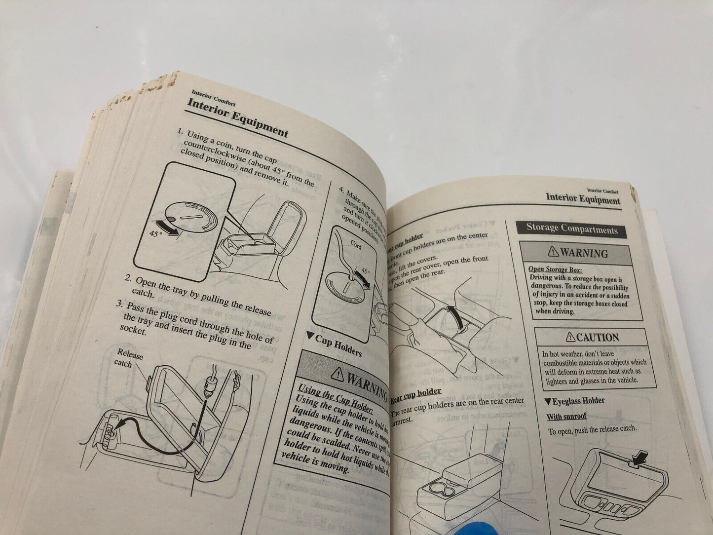 2002 Mazda 626 Owners Manual Set with Case OEM A03B62004