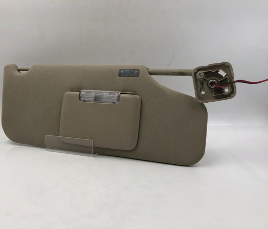 2010-2011 Ford Taurus Passenger Sun Visor Sunvisor Gray Illuminated A03B62005