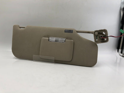 2010-2011 Ford Taurus Passenger Sun Visor Sunvisor Gray Illuminated A03B62005