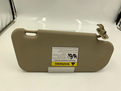 2004-2009 Mazda 3 Driver Sun Visor Sunvisor Tan OEM A03B62006