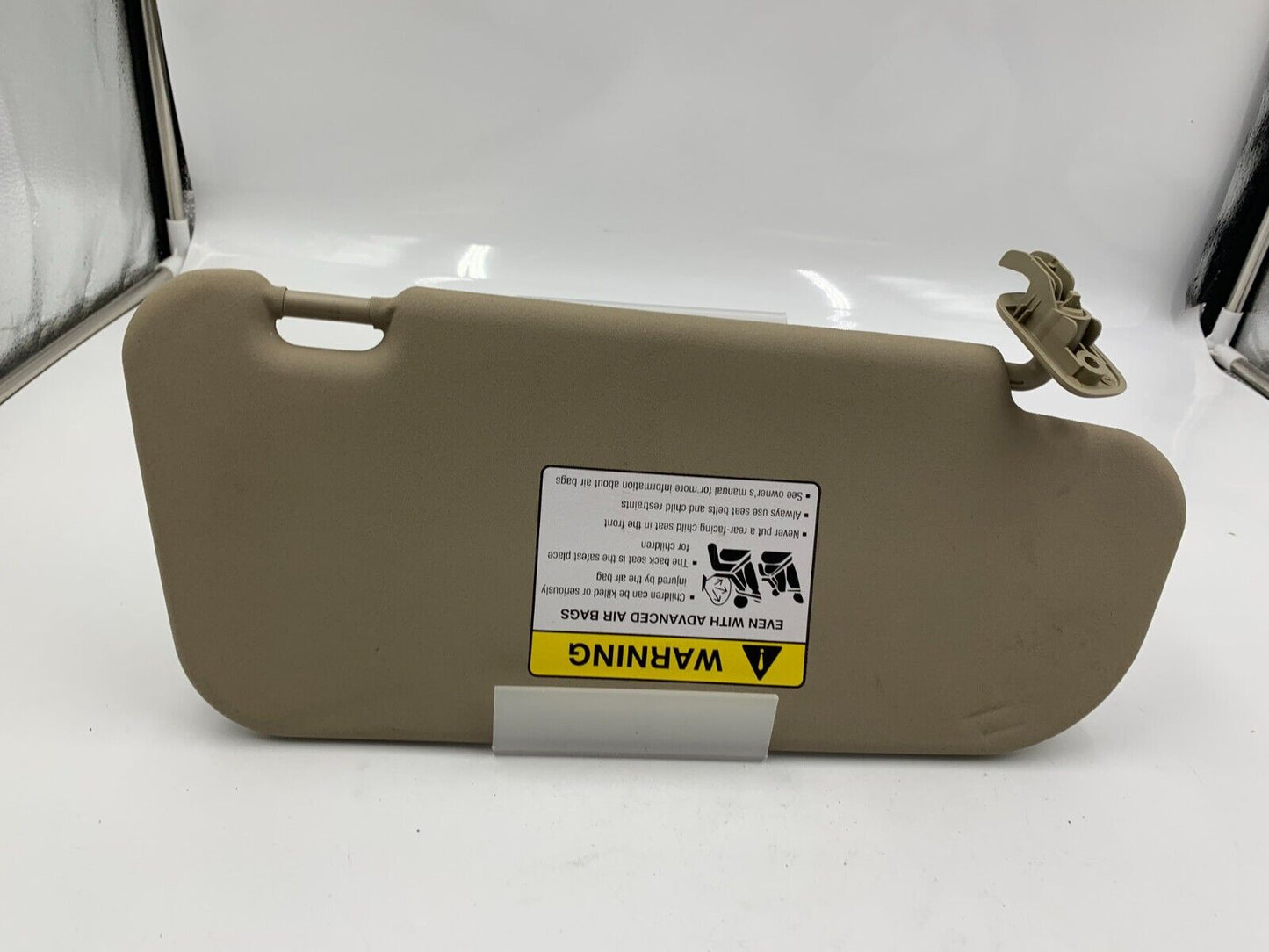 2004-2009 Mazda 3 Driver Sun Visor Sunvisor Tan OEM A03B62006