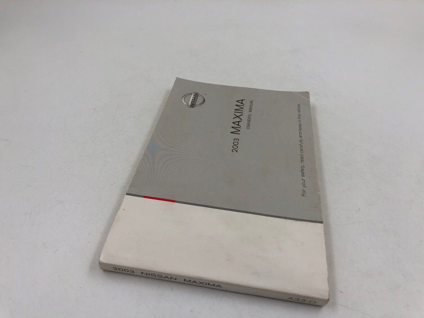 2003 Nissan Maxima Owners Manual OEM B02B58011