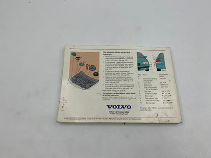 2003 Volvo S60 S60R Owners Manual OEM A03B63005