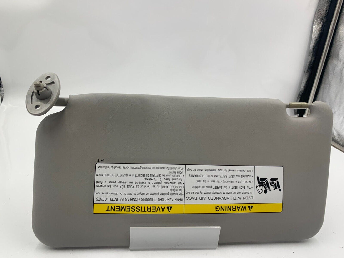 2007-2013 Suzuki SX4 Passenger Sun Visor Sunvisor Gray OEM A03B64004