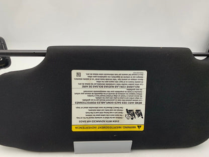 2010-2016 Ford Taurus Passenger Sun Visor Sunvisor Black Illuminated B02B57007