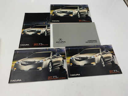 2011 Acura TL Owners Manual Set with Case OEM A03B67012