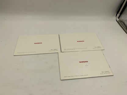 2005 Nissan Maxima Owners Manual Set with Case OEM A04B70002