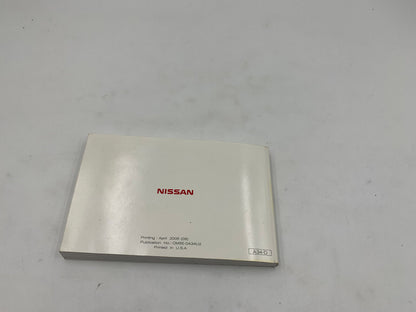 2005 Nissan Maxima Owners Manual Set with Case OEM A04B70002