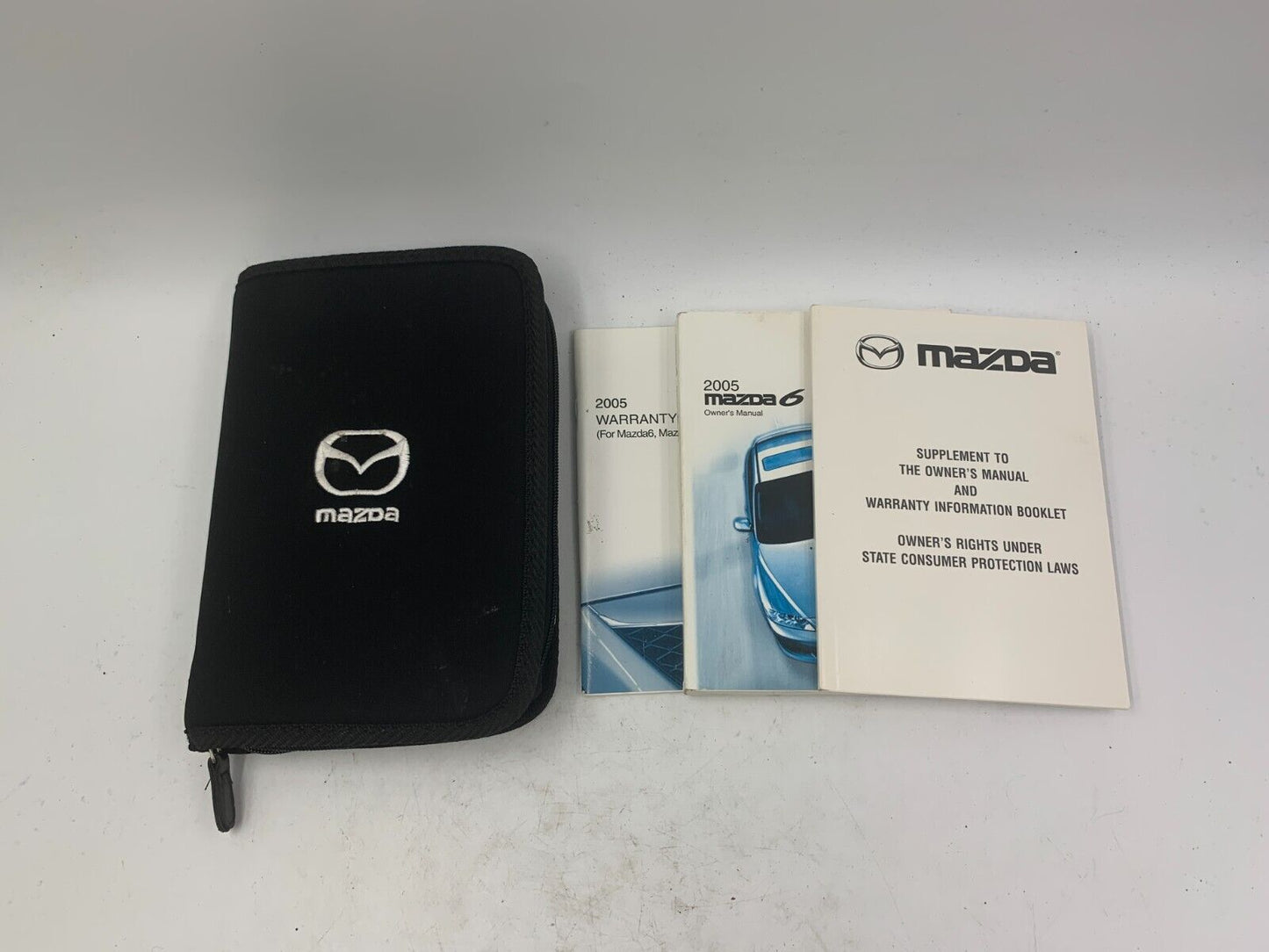 2005 Mazda 6 Owners Manual Set with Case OEM B01B51035