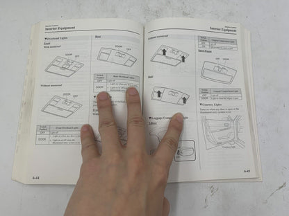 2005 Mazda 6 Owners Manual Set with Case OEM B01B51035