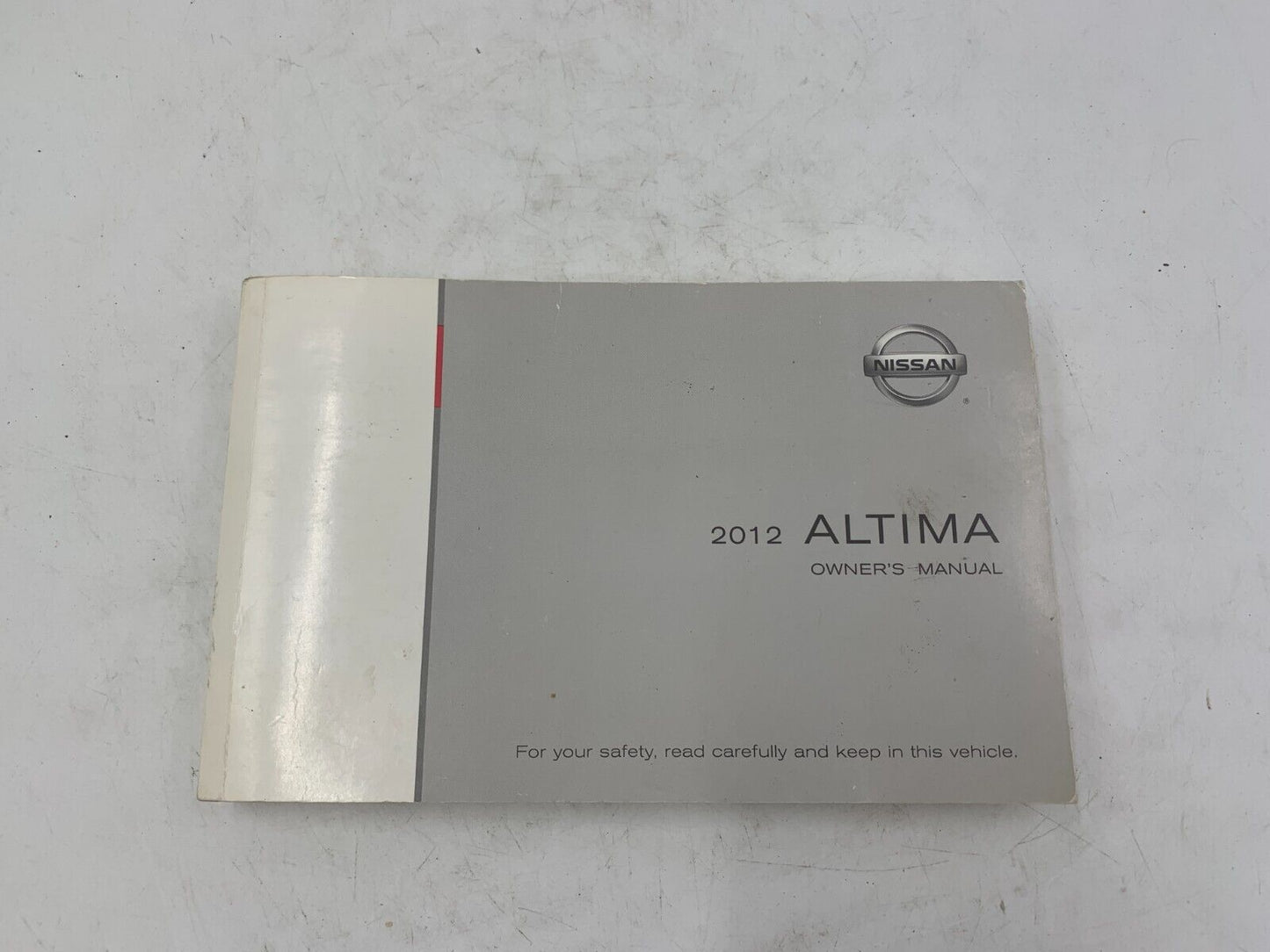 2012 Nissan Altima Owners Manual OEM B01B51037