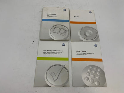 2015 Volkswagen Jetta GLI Owners Manual Set OEM C04B31056