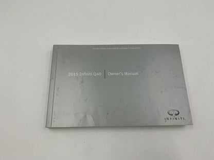 2015 Infiniti Q40 Owners Manual Set OEM A03B70004