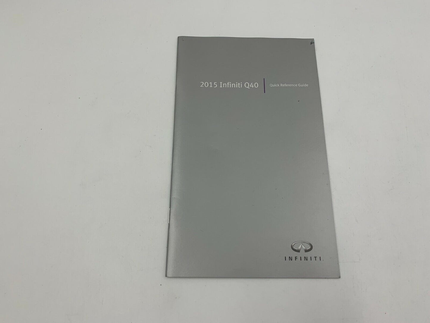 2015 Infiniti Q40 Owners Manual Set OEM A03B70004