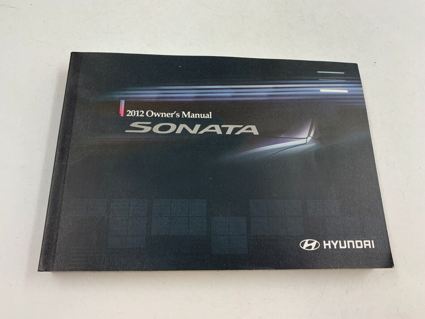 2012 Hyundai Sonata Owners Manual Set with Case OEM A04B59008