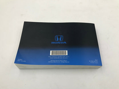 2011 Honda Odyssey Owners Manual OEM B04B11043