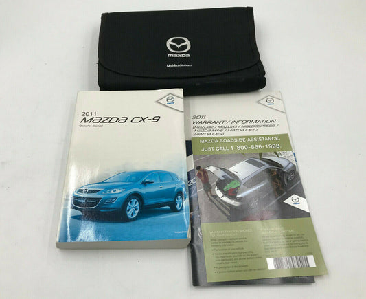 2011 Mazda CX-9 CX9 Owners Manual Set with Case OEM B03B37012