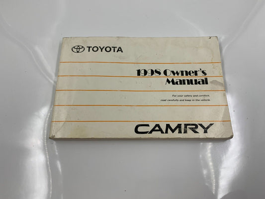 1998 Toyota Camry Owners Manual OEM F01B37064