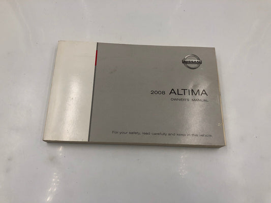 2008 Nissan Altima Owners Manual Handbook OEM B03B67008