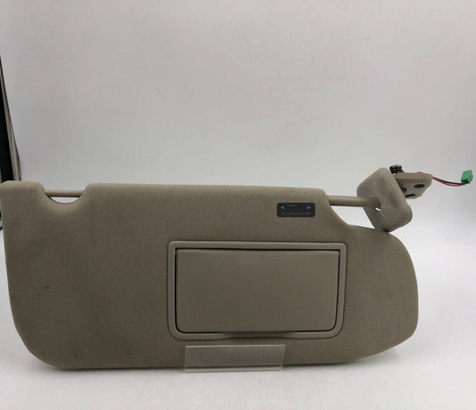 2012 Ford Taurus Passenger Sun Visor Sunvisor Gray illuminated B03B61004