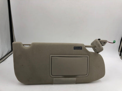 2012 Ford Taurus Passenger Sun Visor Sunvisor Gray illuminated B03B61004