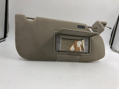 2012 Ford Taurus Passenger Sun Visor Sunvisor Gray illuminated B03B61004