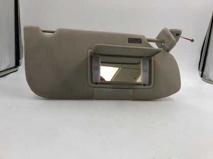 2012 Ford Taurus Passenger Sun Visor Sunvisor Gray illuminated B03B61004