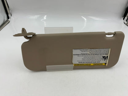 2005-2008 Toyota Corolla Passenger Sun Visor Sunvisor Beige OEM B04B47056