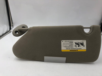 2005-2011 Dodge Dakota Passenger Sunvisor Sun Visor Gray OEM B03B59007