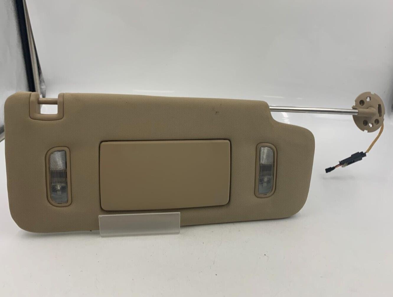 2008-2013 Cadillac CTS Passenger Sunvisor Tan Illuminated OEM E02B15058