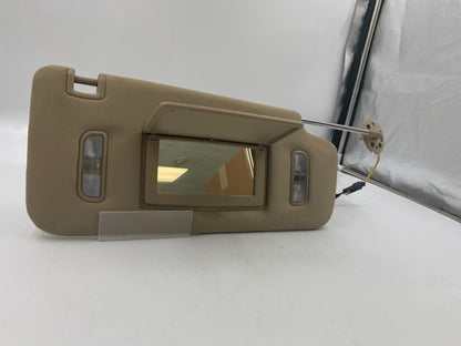 2008-2013 Cadillac CTS Passenger Sunvisor Tan Illuminated OEM E02B15058