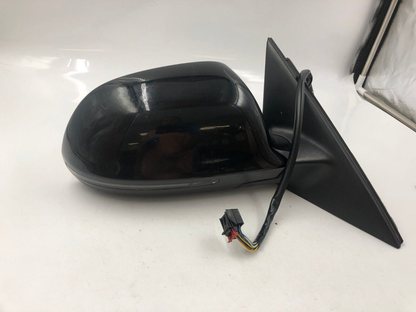 2009 Audi A4 Passenger Side View Power Door Mirror Black OEM A03B51002