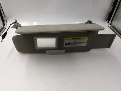 2007-2015 Audi Q7 Driver Sun Visor Sunvisor Gray Illuminated OEM C02B35045