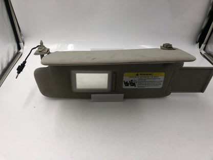 2007-2015 Audi Q7 Driver Sun Visor Sunvisor Gray Illuminated OEM C02B35045