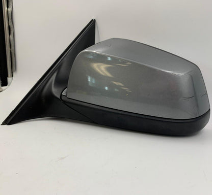 2011-2012 BMW 740i Driver Side View Power Door Mirror Gray OEM E03B40036