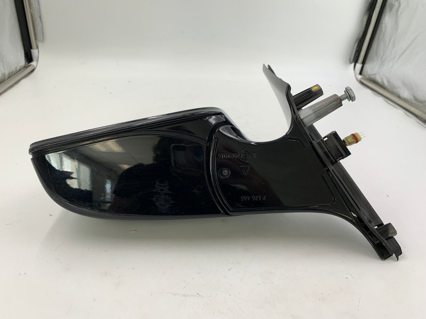 2009-2012 BMW 750i Driver Side View Power Door Mirror Gray OEM B02B19062