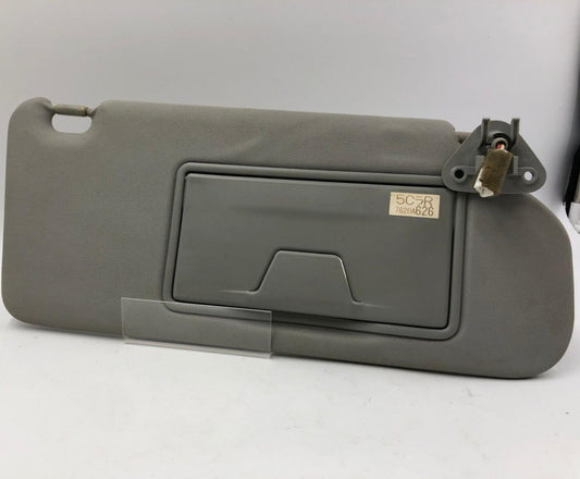 2010-2012 Mitsubishi Outlander Passenger Sun Visor Sunvisor Gray OEM A04B26059