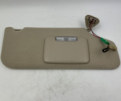 2008-2009 Ford Taurus Passenger Sun Visor Sunvisor Tan Illuminated OEM B01B36033