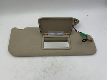 2008-2009 Ford Taurus Passenger Sun Visor Sunvisor Tan Illuminated OEM B01B36033