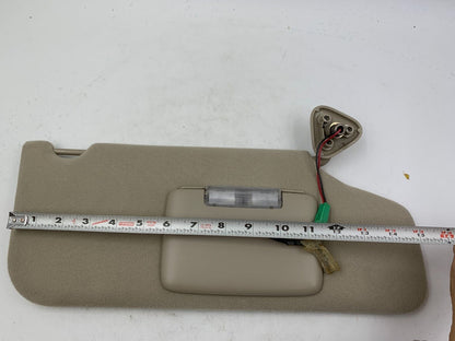 2008-2009 Ford Taurus Passenger Sun Visor Sunvisor Tan Illuminated OEM B01B36033