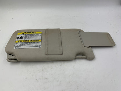 2010-2014 Subaru Legacy Driver Sun Visor Sunvisor Gray Illuminated OEM B01B38032