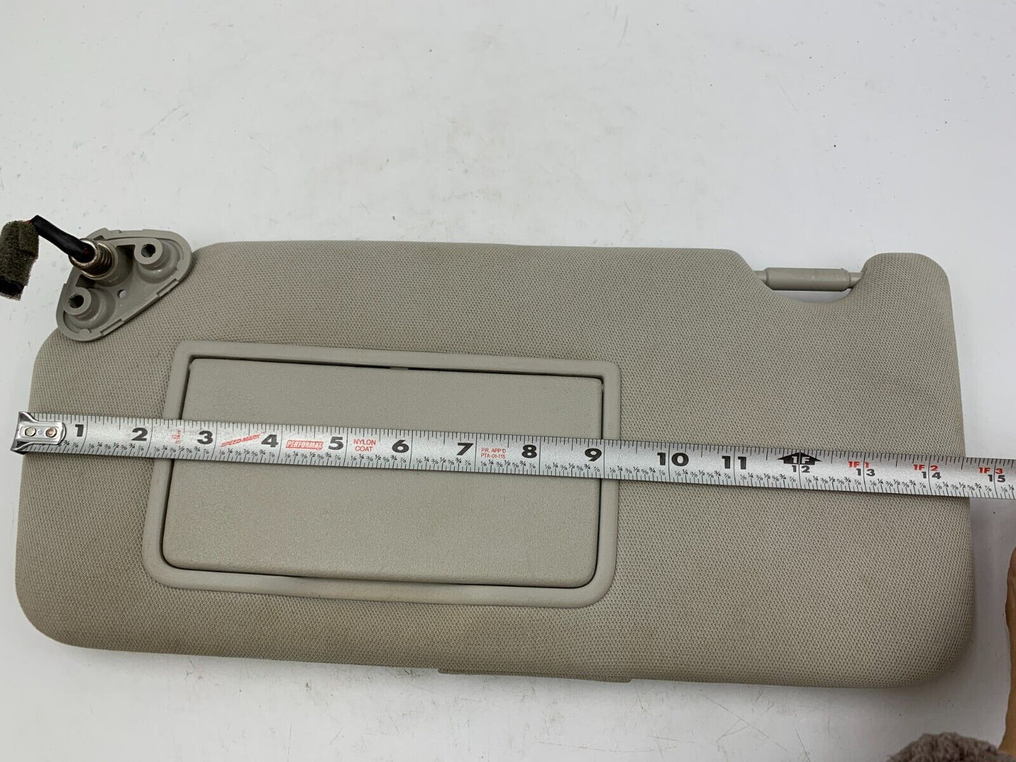 2010-2014 Subaru Legacy Driver Sun Visor Sunvisor Gray Illuminated OEM B01B38032