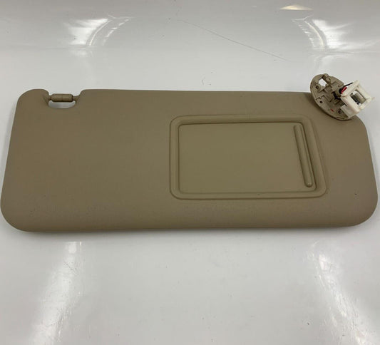 2006-2009 Toyota RAV4 Passenger Sun Visor Sunvisor Illuminated Tan OEM H01B12056