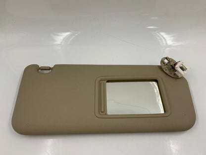 2006-2009 Toyota RAV4 Passenger Sun Visor Sunvisor Illuminated Tan OEM H01B12056