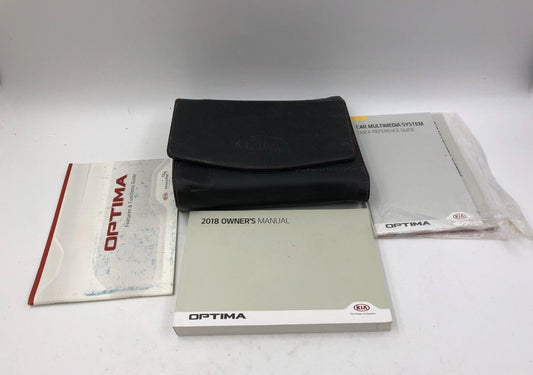 2018 Kia Optima Owners Manual Set with Case OEM A04B05007