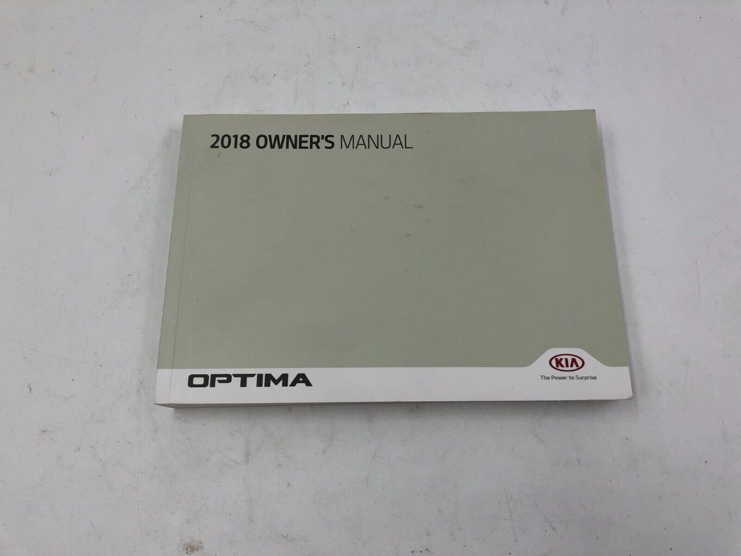 2018 Kia Optima Owners Manual Set with Case OEM A04B05007