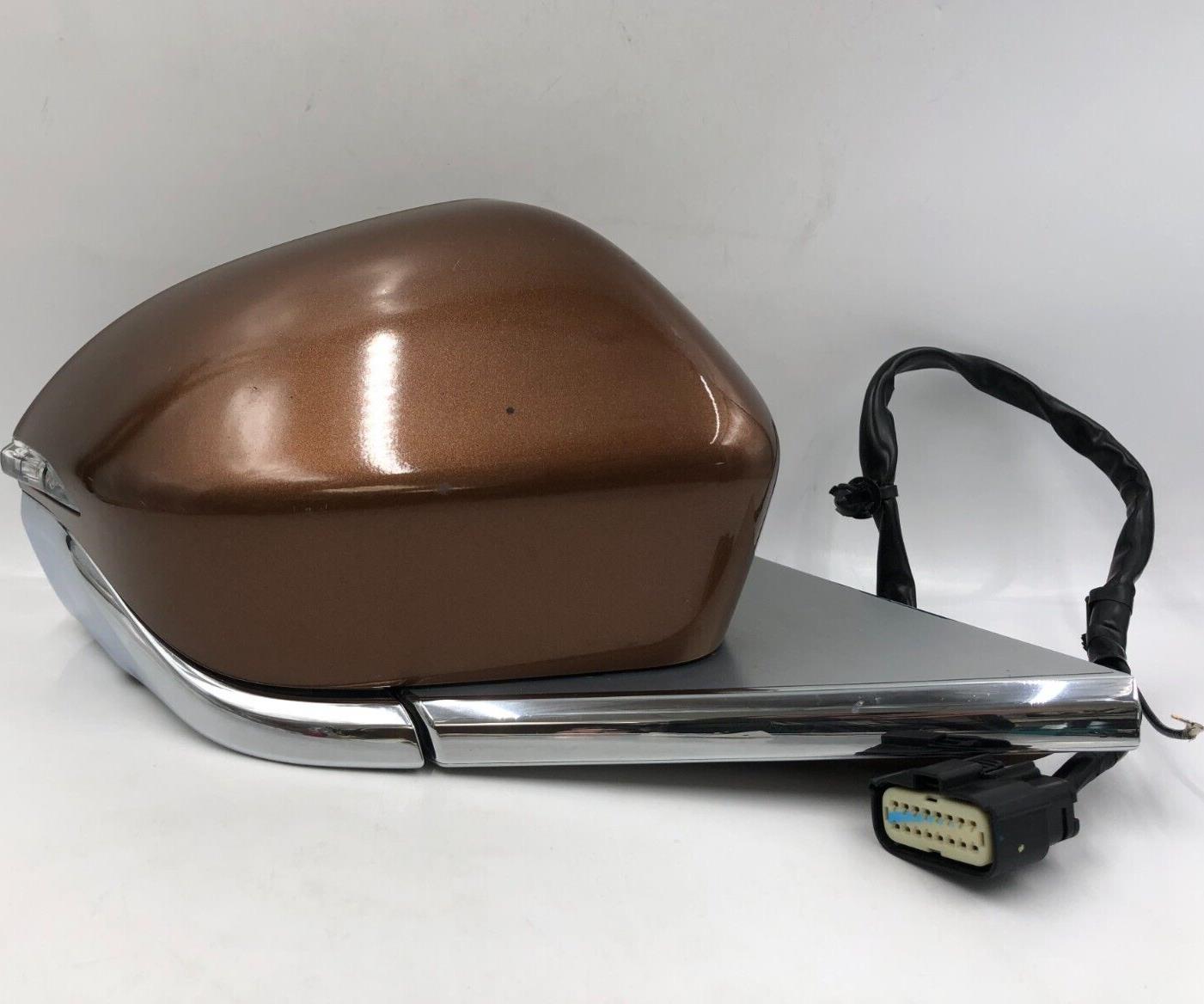 2017-2020 Lincoln Continental Passenger Power Door Mirror Brown BSA A01B49021