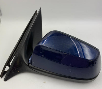 2011-2012 BMW 535i Driver Side View Power Door Mirror Blue OEM B02B28031